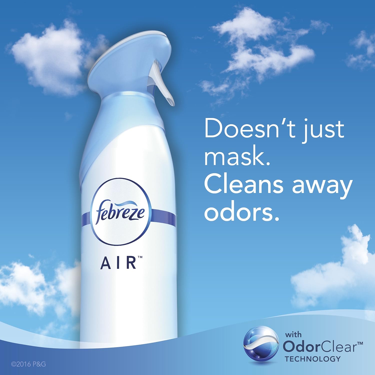 Febreze Odor-Eliminating Air Freshener, Heavy Duty Crisp Clean, 8.8 fl oz (Pack of 2) : Health & Household