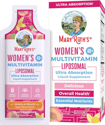Multivitamin For Women 40+ | Womens Multivitamin Liposomal | Immune Support Supplement | Energy Supplements & Sleep Aid | Methylated Multivitamin | Vegan | Sugar Free | Non-Gmo | 14 Servings