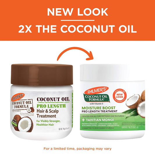 Palmer's Coconut Oil Formula Moisture Boost Pro Length Hair & Scalp Treatment, 6.7 Ounce