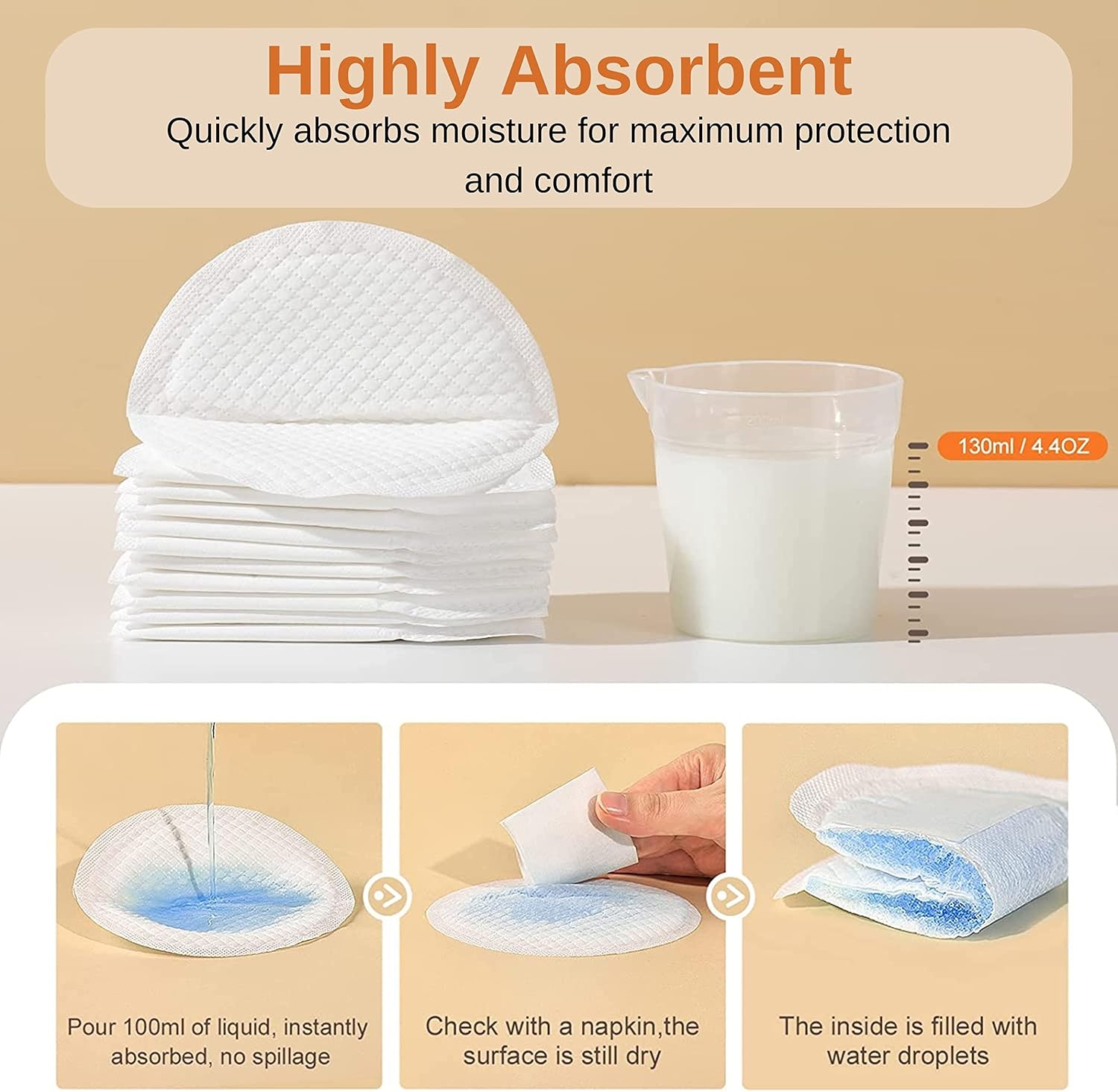 Cottons Nursing Pads, Breast Pads Maternity, 100% Organic Cotton, Pack of 30, Biodegradable, Hypoallergenic, Fragrance Free, Disposable : Amazon.co.uk: Baby Products