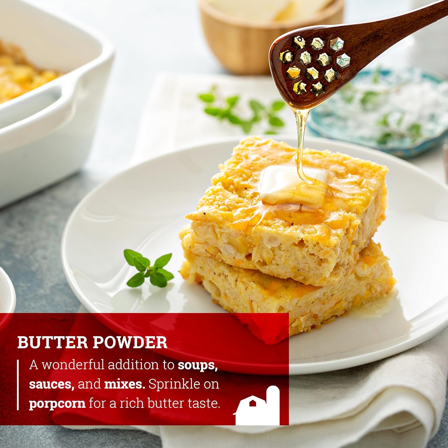 Hoosier Hill Farm Butter Powder, 25LB BULK (Pack of 1) : Grocery & Gourmet Food
