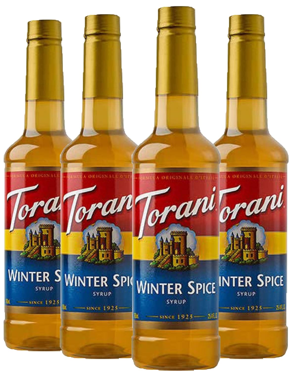 Torani Flavored Drink Syrup, Winter Spice, 25.4 Fl Oz Bottle (Pack Of 4)