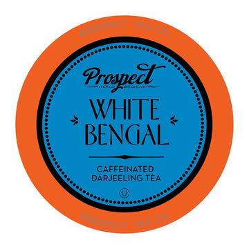 Prospect Tea White Bengal Darjeeling Tea Pods Compatible With K Cup Brewers Including 2.0, 40 Count