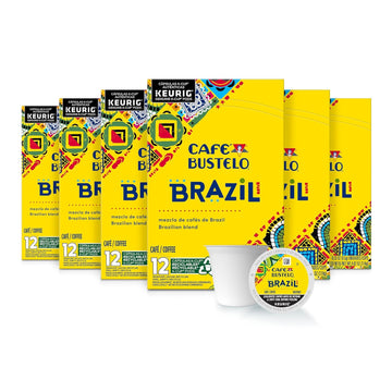 Café Bustelo Brazil Dark Roast Coffee, 72 Keurig K-Cup Pods