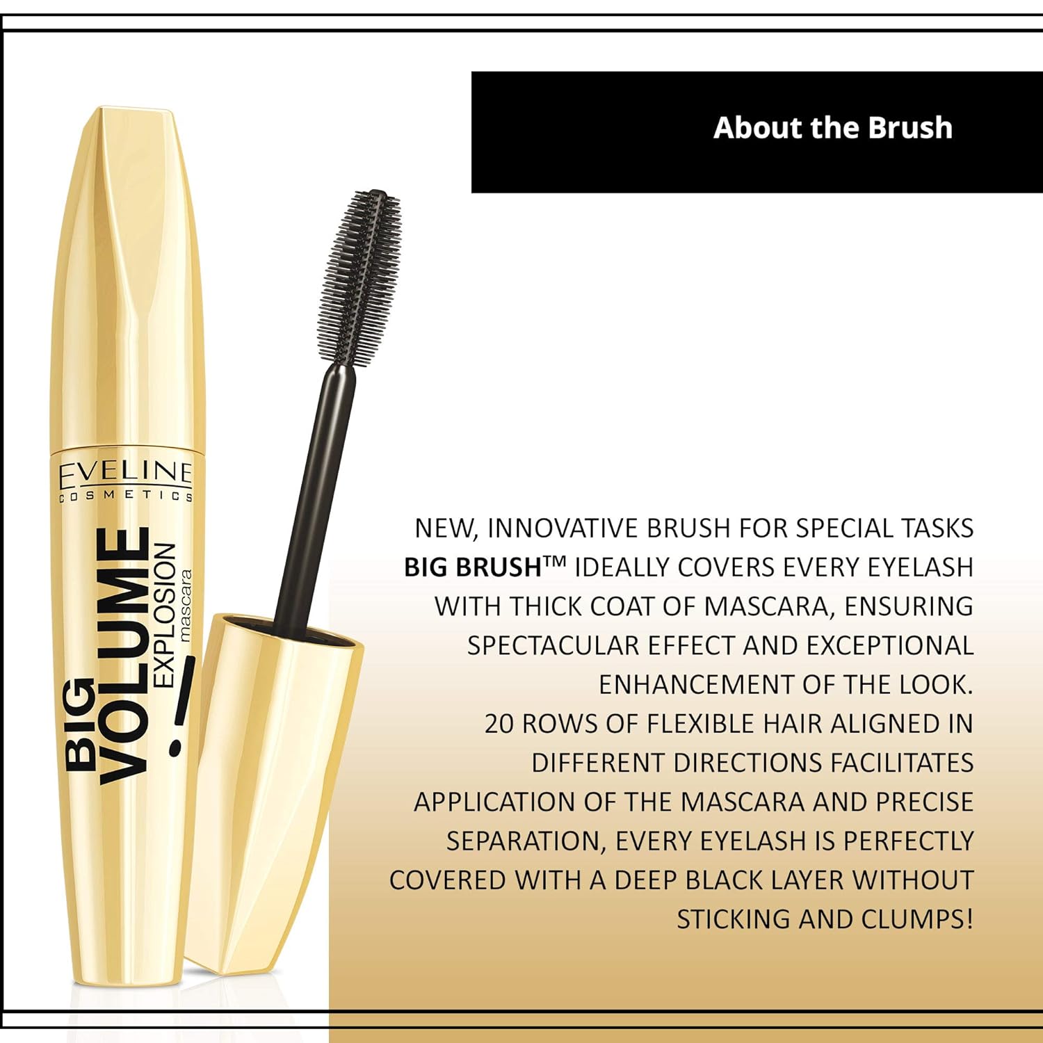 Eveline Cosmetics Big Volume Explosion Mascara : Beauty & Personal Care