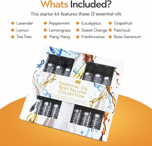 Freshskin Essential Oil Gift Pack – Collection Of Essential Oils – Includes 40 Page Booklet – Uk Manufactured - For Men And Women