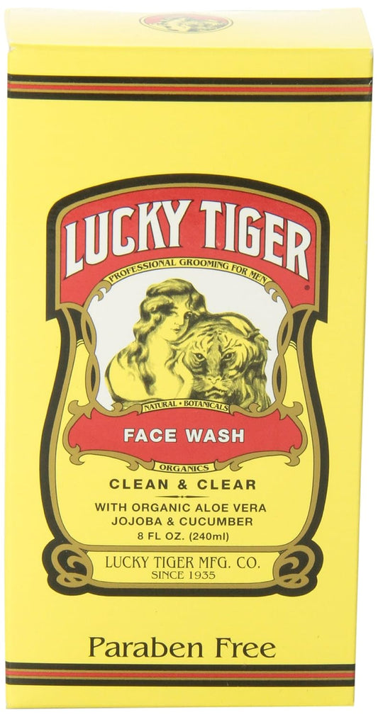 Lucky Tiger Face Wash, 8 Ounce