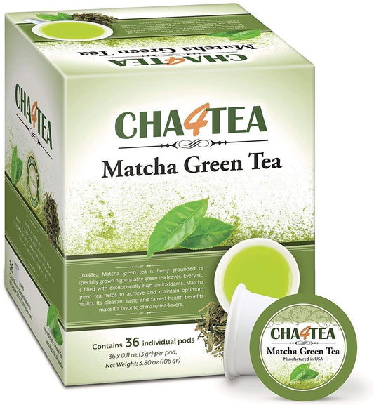 Cha4Tea 36-Count Matcha Green Tea For Keurig