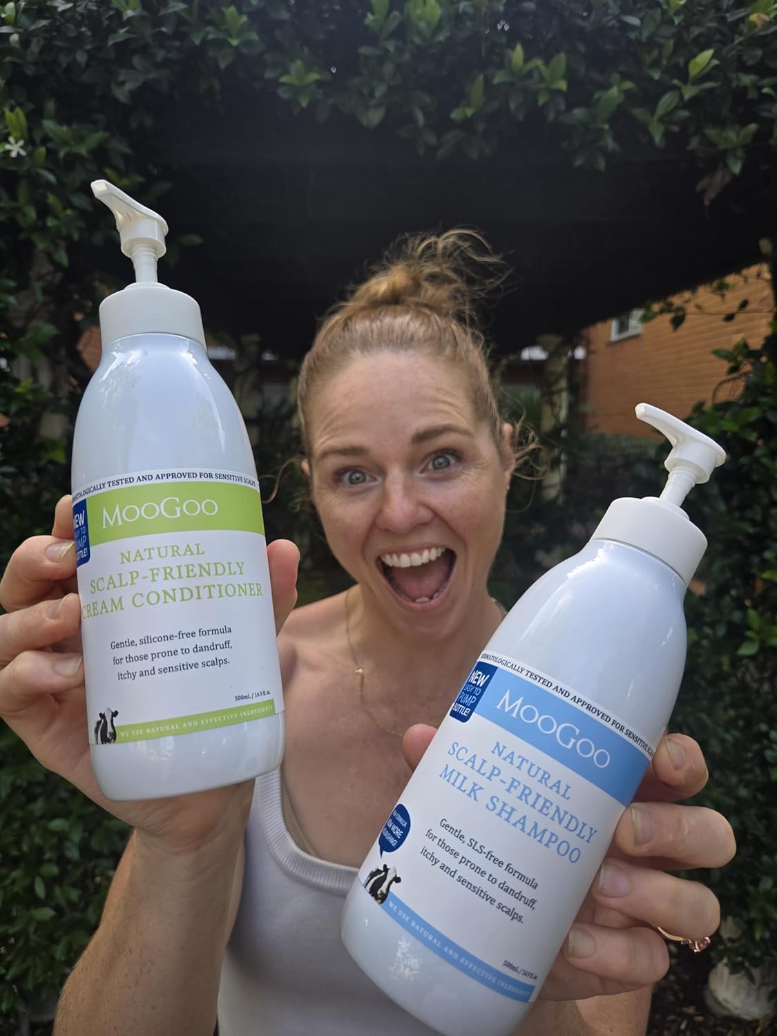 MooGoo Milk Shampoo – For Itchy, Dry, Eczema, Psoriasis & Dandruff Prone Scalps – SLS, Silicone, Sulfate & Paraben Free - Natural & Gentle Formula – 500ml / 16.9 fl.oz. : Amazon.co.uk: Beauty