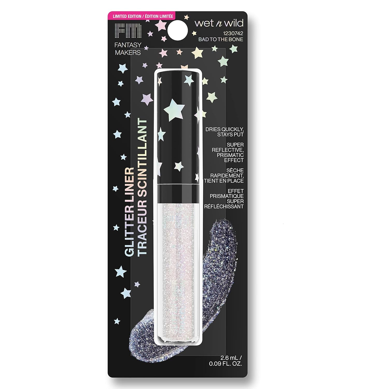 wet n wild Fantasy Makers Halloween Glitter Liner Bad to the Bone : Beauty & Personal Care