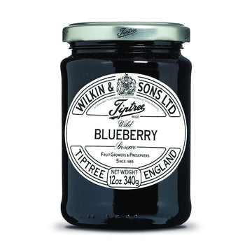 Tiptree Wild Blueberry Preserve, 12 Ounce Jar
