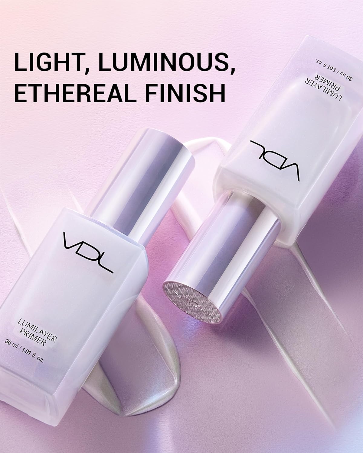 Vdl Lumilayer Primer (Glowy Finish, 1.01Fl Oz) - Illuminating Pearl Makeup Base For Glowing Skin. Korean Makeup. Hydrating Radiance