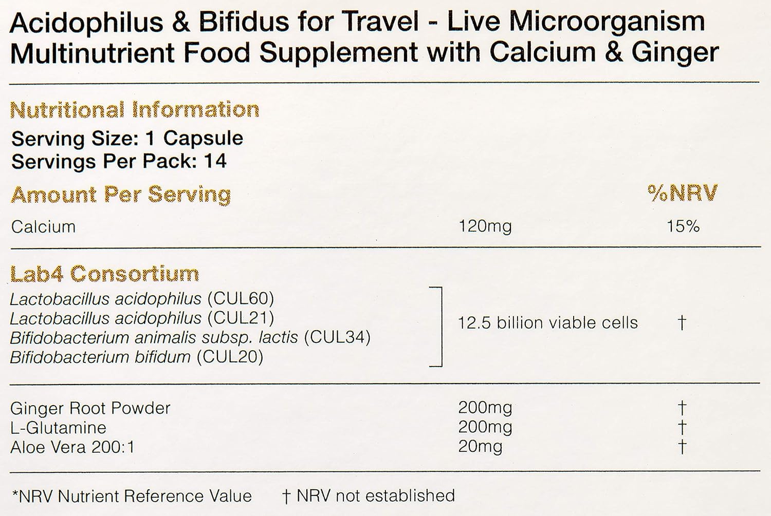 Proven Probiotics Acidophilus and Bifidus for Travellers Capsules - Pack of 14 : Amazon.co.uk: Health & Personal Care