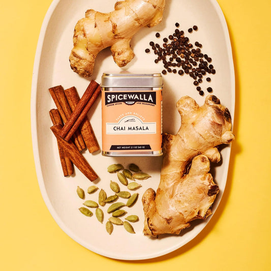 Spicewalla Masala Chai Spice 2.1 Oz | Tea, Latte, Coffee, | Unsweetened Powdered Spice