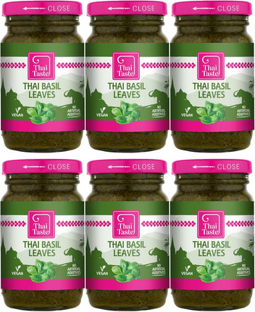 Thai Taste Thai Basil Leaves 114G - Pack Of 6