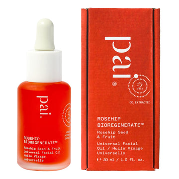 Pai Skincare - Organic Rosehip Bioregenerate Universal Facial Oil | Natural, Vegan, Sensitive Skincare (1 Fl Oz | 30 Ml)