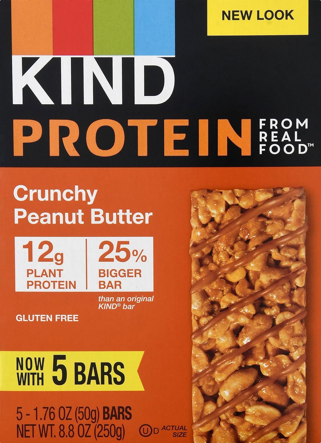 KIND Protein, Crunchy Peanut Butter, 8oz (Pack Of 5)