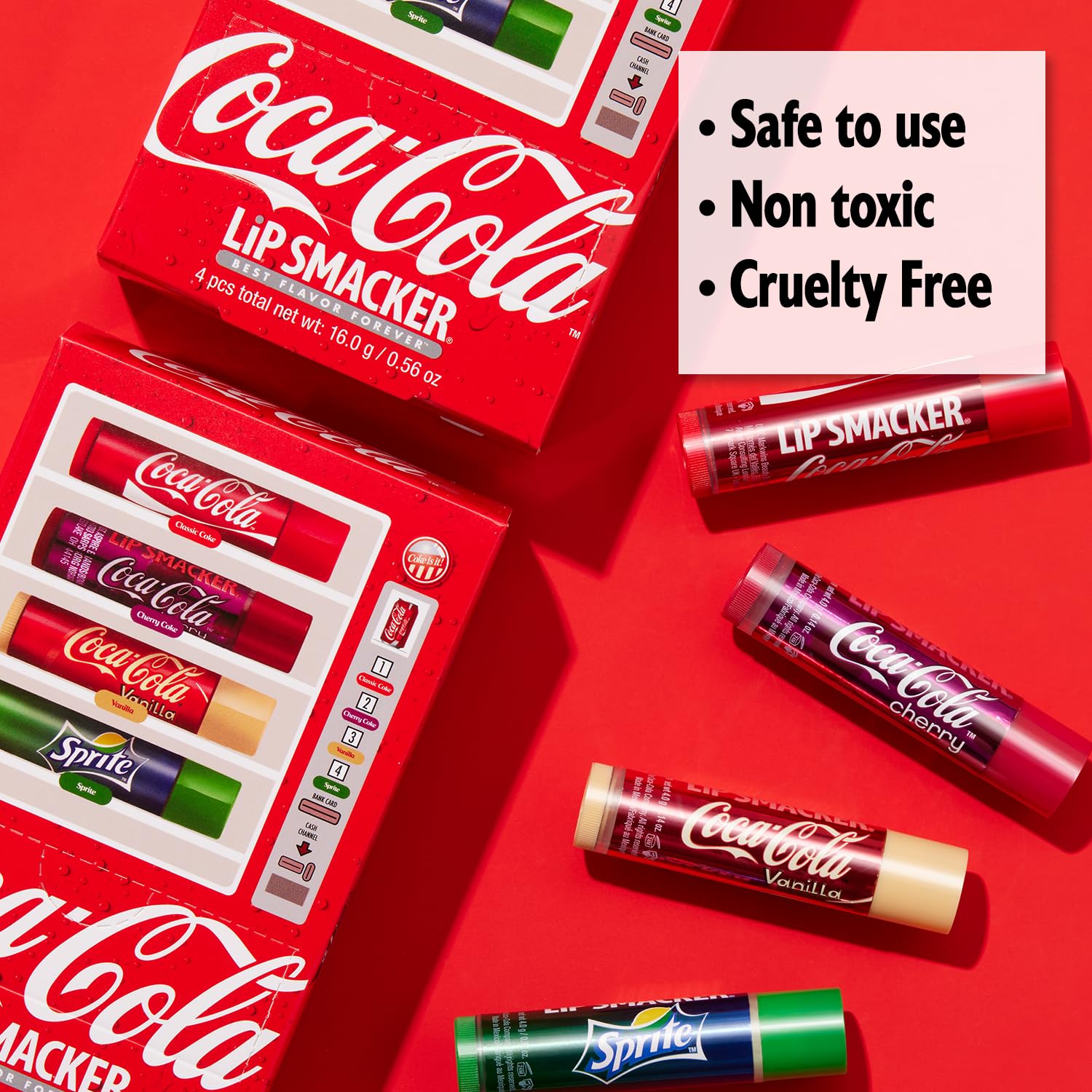 Lip Smacker Coca Cola Collection, lip balm made for kids - Coca Cola Lip Balm Vending Machine : Beauty & Personal Care