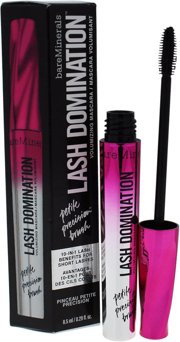 Lash Domination Volumizing Mascara Petite Precision Brush - Intense Black By Bareminerals For Women