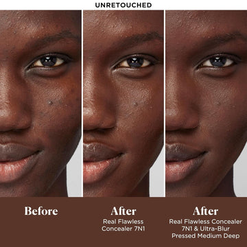 Laura Mercier Ultra-Blur Talc-Free Waterproof Translucent Pressed Setting Powder, 16Hr Weightless Wear And Shine Control, Hyaluronic Acid Infused For 24Hr Hydration, Natural Finish, Includes Puff
