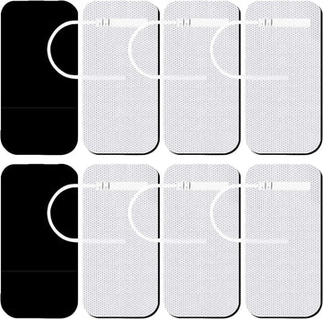 Med-Fit Tens Self-Adhesive Pads: 16 Pads (4 Packs) Of Durable 5Cm X 10Cm Pads For Effective Pain Relief & Management - Perfect For Back, Muscle & Joint Pain - Compatible With Most Tens Machines