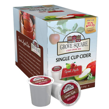 Grove Square Cider Pods, Variety Pack, Single Serve (Pack Of 24) (Packaging May Vary)