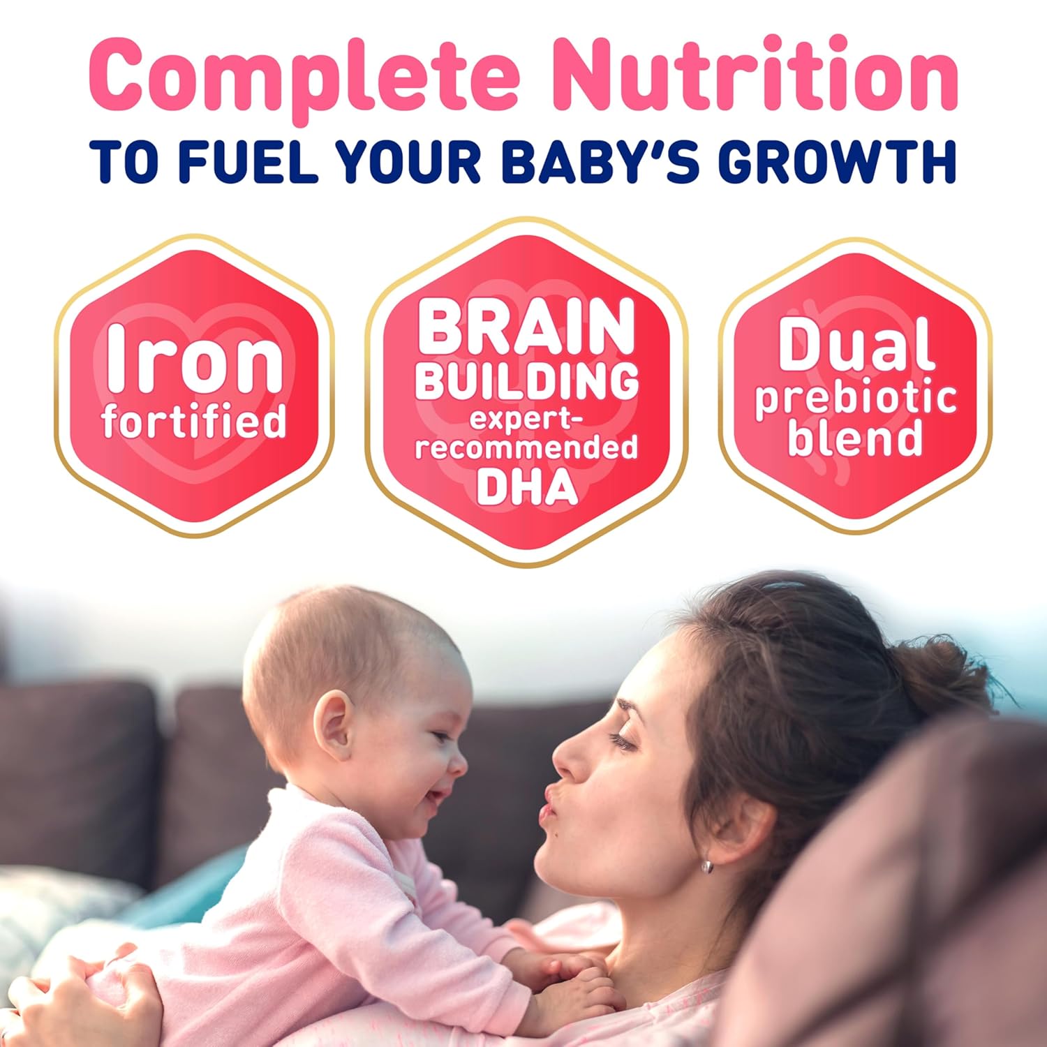 Enfamil A.R. Baby Formula, Added Rice Starch Formula To Reduce Reflux & Spit-Up, Dha For Brain Development, Probiotics To Support Digestive & Immune Health, Baby Milk, 19.5 Oz Tub, 4 Count