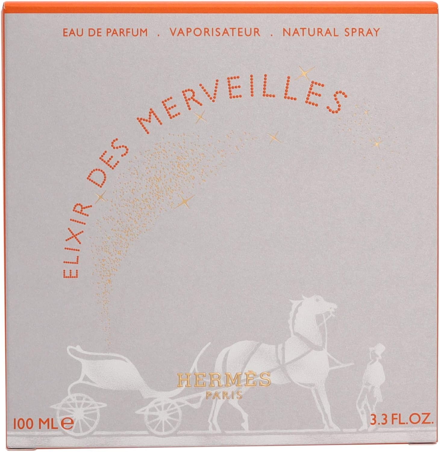 Hermes Unisex Vaporizador Hermes Paris Elixir Des Merveilles Eau De Parfum 100Ml Vaporizer, Negro, Standard Uk
