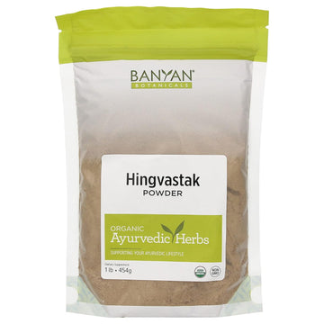 Banyan Botanicals Hingvastak Powder â€“ Organic Hingvastak with Gluten Free Asafoetida & Herbs for Digestion â€“ Supports a Healthy Digestive System* â€“  â€“ Non-GMO, Sustainably Sourced, Gluten Free