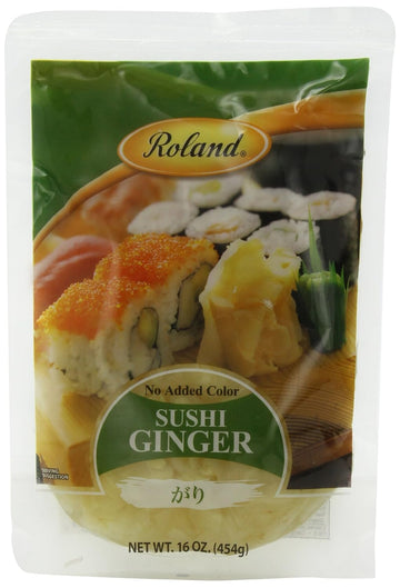 Roland Foods Sushi Ginger, 16 Ounce, Pack Of 6