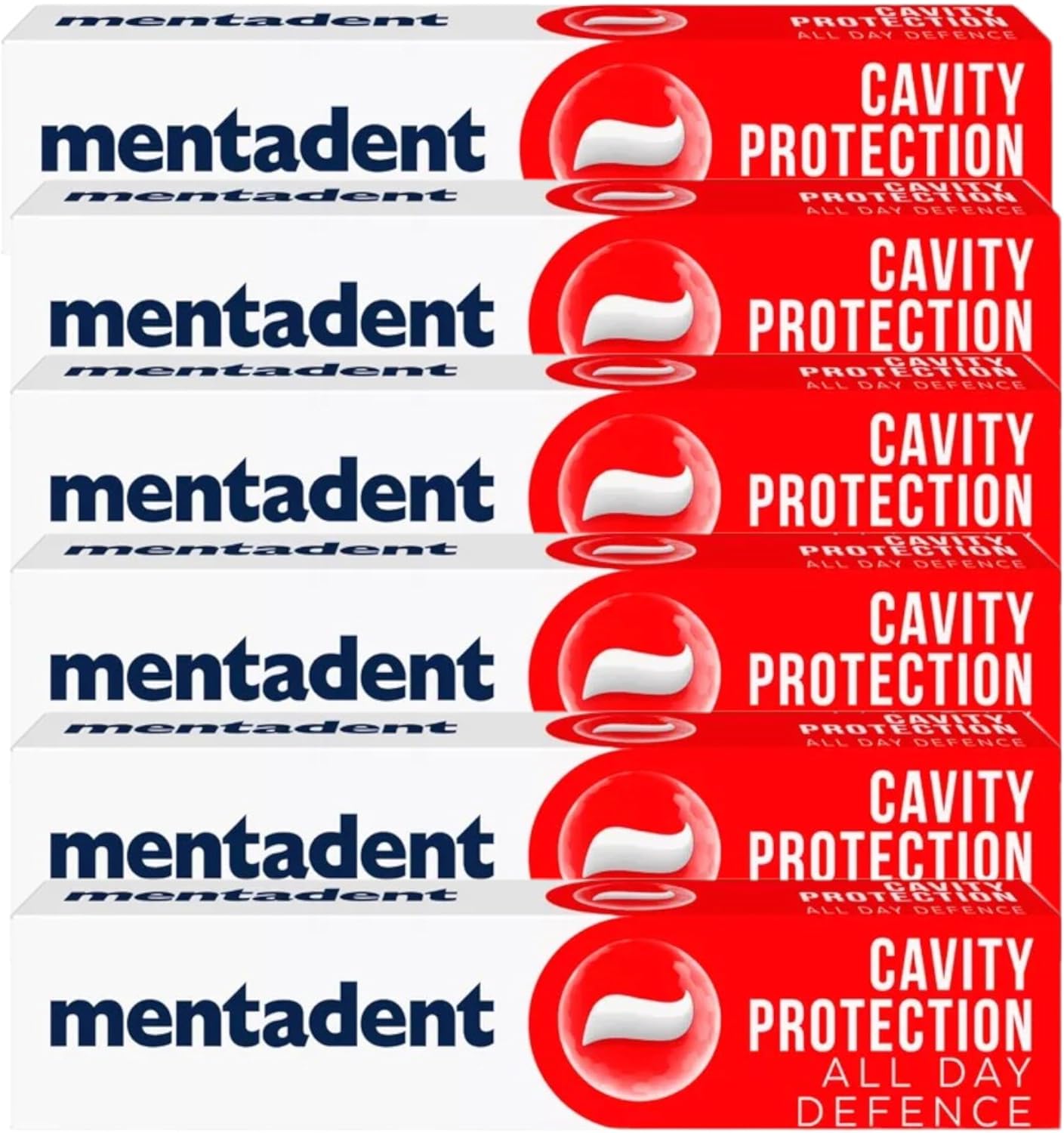 Mentadent Cavity Protection Toothpaste 75Ml, Family Protection, 10X Stronger Teeth | With Fluoride And Calcium | All Day Defence | Click ' ' To Make Your Bulk Buy!