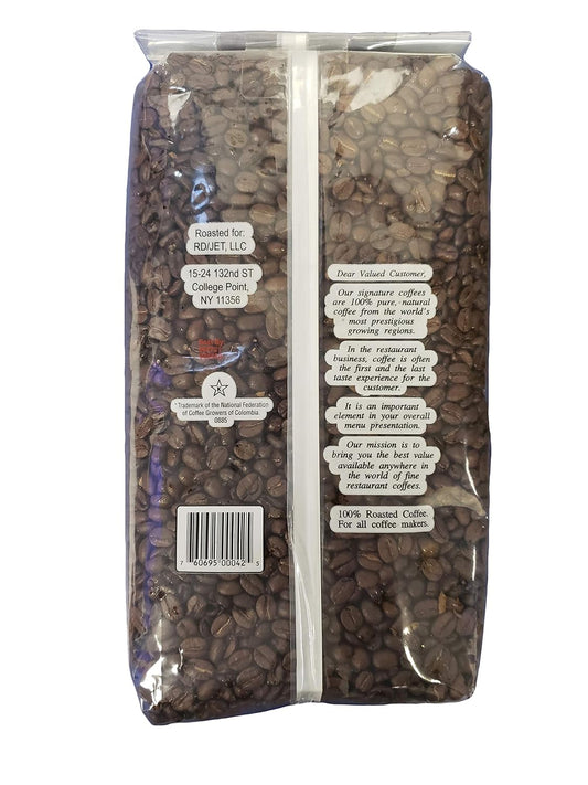 Chef's Quality Colombian Whole bean coffee, Bag