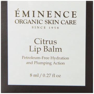 Eminence Citrus Lip Balm, 0.27 Fl Oz