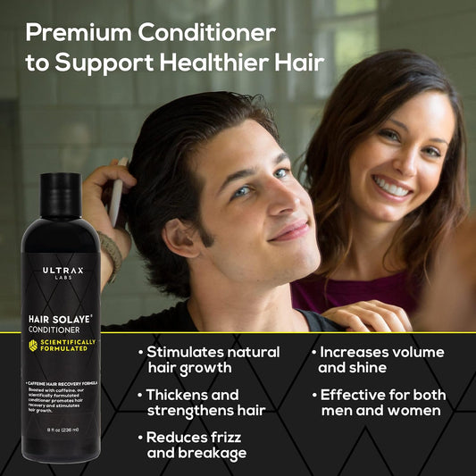 Hair Solaye Hair Conditioner, Hair Growth Product, Hair Loss Treatment for Women & Men, Caffeine Hair Product, Hair Treatment Conditioner Hair Care for Hair Loss | 8 fl oz