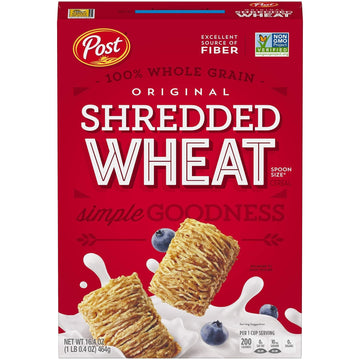 Post Spoon Size Shredded Wheat Cereal, 16.4 Ounce - 6 per case. : Grocery & Gourmet Food