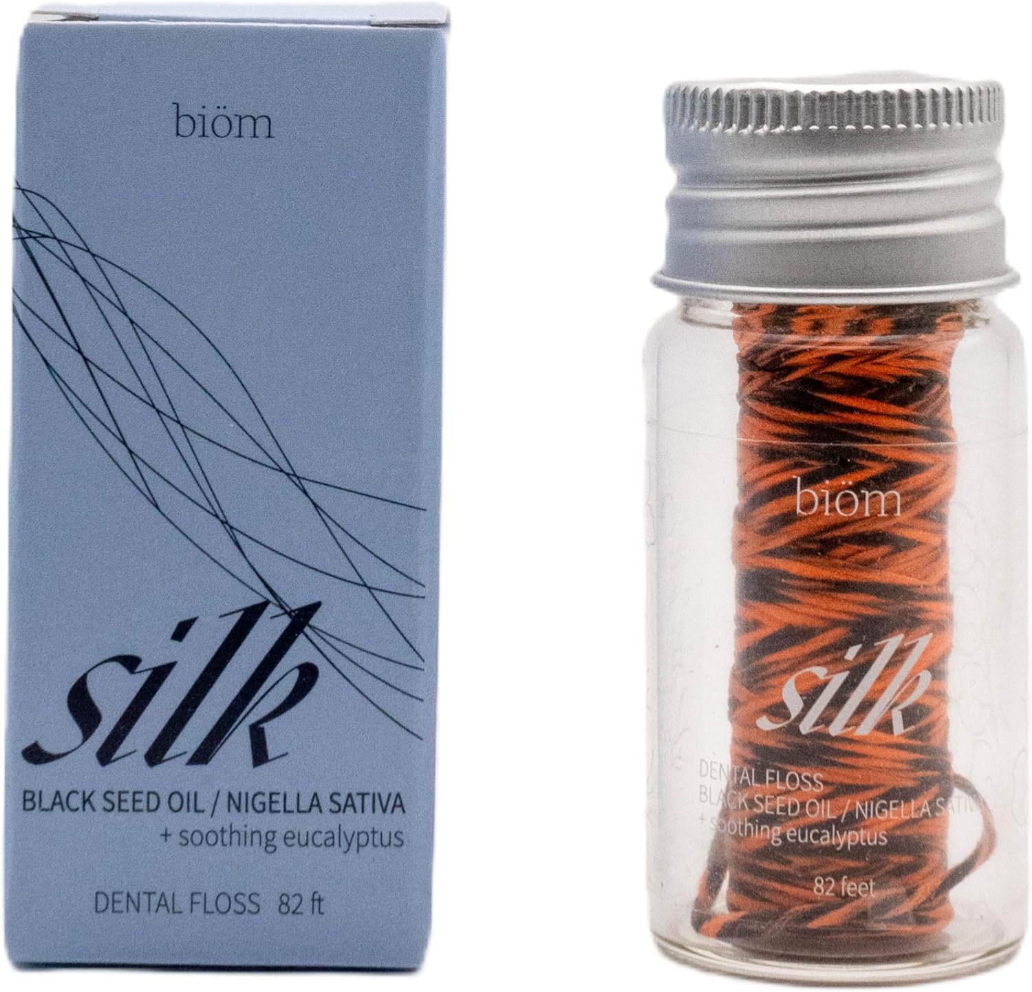 Silk Expanding Dental Floss - Nigella Sativa, Eucalyptus, Cruelty-Free, Sustainable Packaging