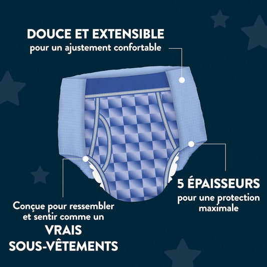 Huggies Drynites, Pyjama Pants, Boys 13+ Years (48-60Kg), 33 X Bedwetting Pants, Up To 100% Leak Free Nights