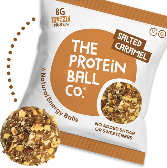 Protein Balls Coffee Oat Muffin By The Protein Ball Co - 100% Natural, Vitamin Enriched, Protein Snacks - 10 X 45G Bags - High Fibre, Gluten Free, No Added Sugar
