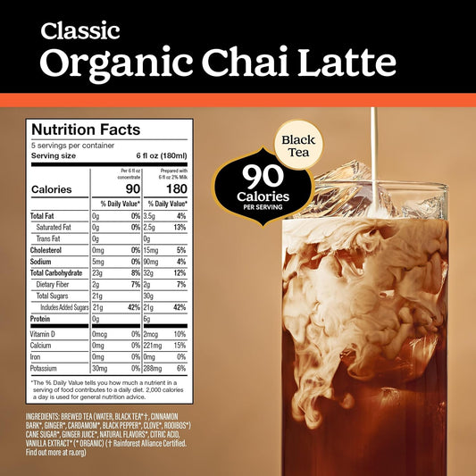 Yogi Barista Organic Chai Latte Tea Concentrate Variety Pack, 32 Fluid Oz (3 Pack) - Supports Healthy Digestion - Includes Two Of Each Classic, Light & Caffeine-Free Chai Latte Teas
