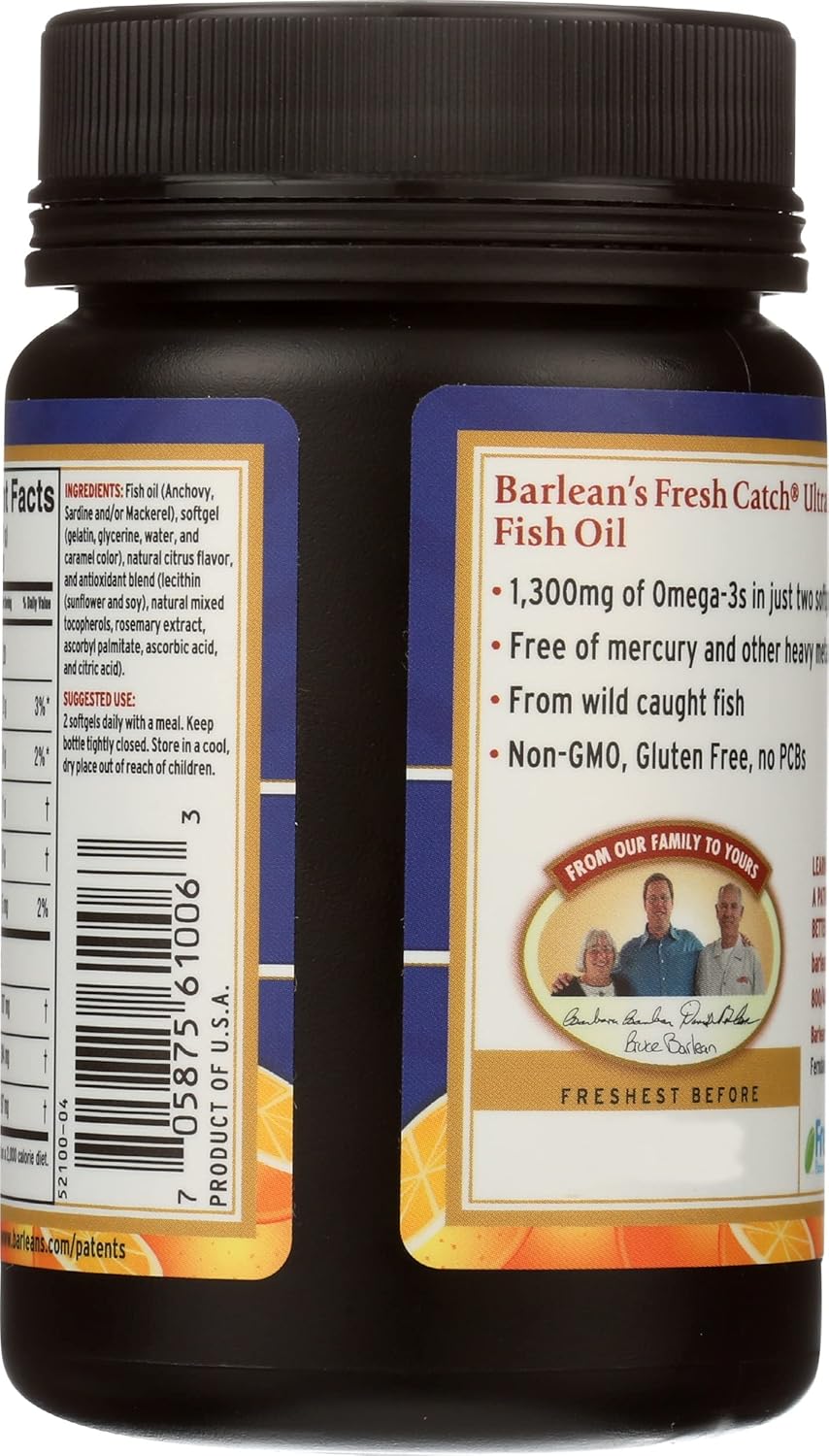 Barleans SPO Fish Oil Fresh Catch Epa Dha, 60 CT