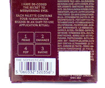 Charlotte Tilbury Luxury Eye Shadow Palette Quad - The Sophisticate - Full Size, Powder