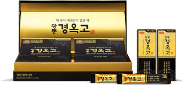 Kyung Ok Ko Premium Korean Herbal Supplement, no Caffeine, Natural Ingredients Ginseng & Honey, Portable (23.5g x 60 Sticks Total)