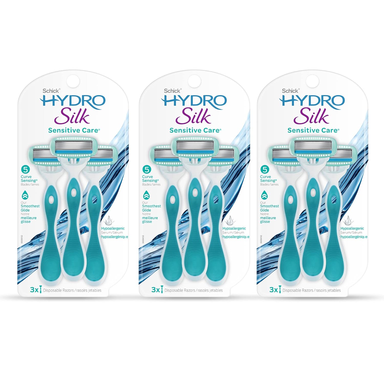 Sensitive Care Disposable Razors for Women - 9 Count