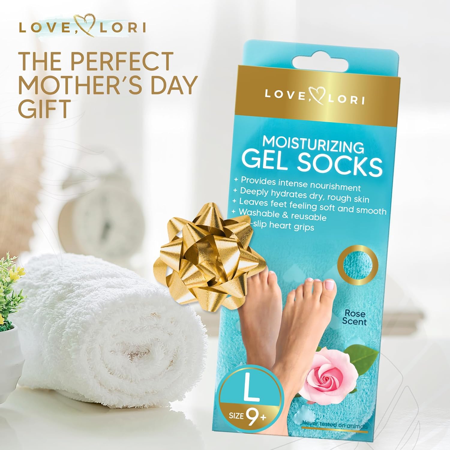 Silicone Socks for Dry Feet Treatment - Moisturizing Socks for Women Foot Care (Sizes 9-11) - Gel Socks for Foot Spa : Beauty & Personal Care