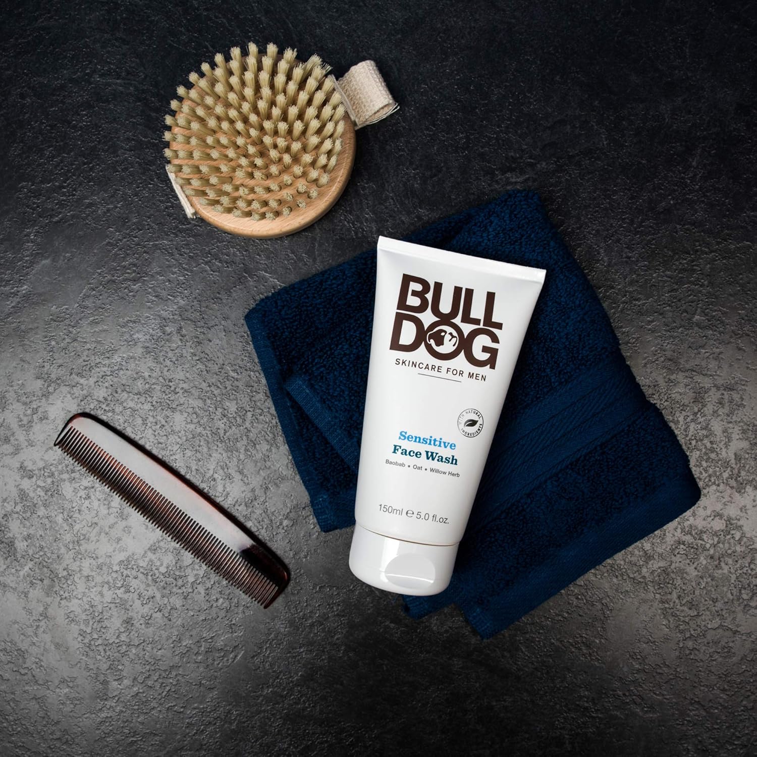 Bulldog Mens Skincare And Grooming Sensitve Face Wash, 5 Fluid Ounce : Beauty & Personal Care