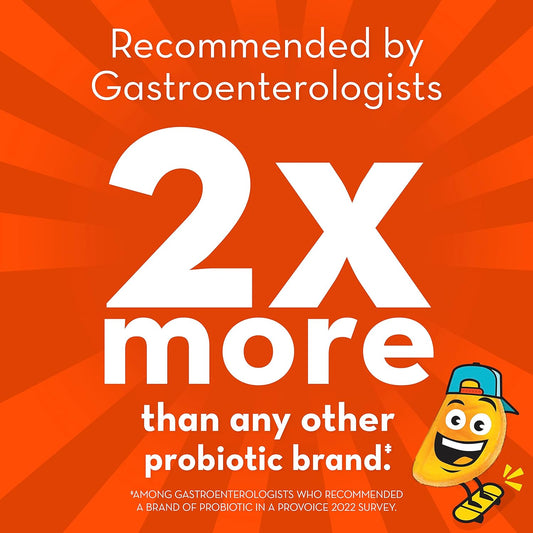 Align Kids Probiotic, Digestive Health for Kids, Prebiotic + Probiotic, Mixed Fruit Flavor, Less than 1 Gram of Sugar per Gummy, 50 Gummies