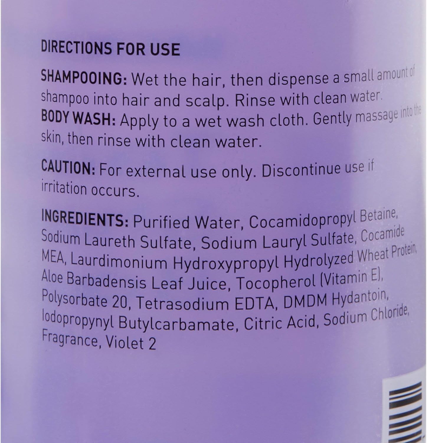 McKesson Tearless Shampoo and Body Wash with Aloe and Vitamin E, Lavender Scent, 12 oz, 24 Count : Beauty & Personal Care