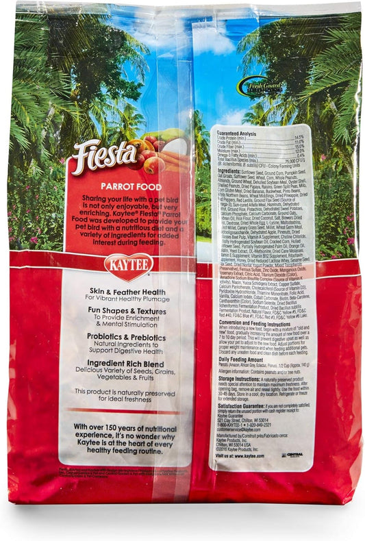 Kaytee Fiesta Parrot Food 2.5 Lb