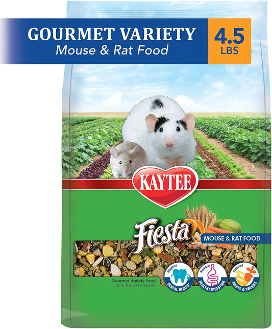 Kaytee Fiesta Pet Mouse And Rat Food, 4.5 Pound