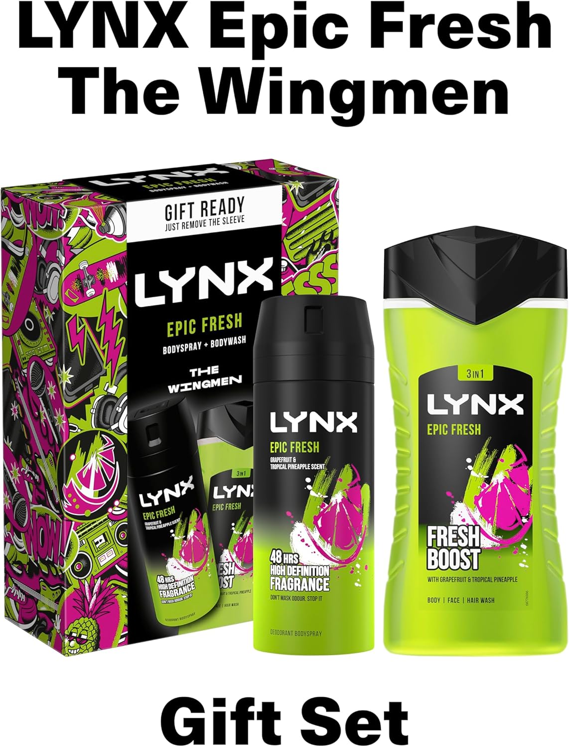 LYNX EPIC FRESH DUO GIFT SET : Amazon.co.uk: Beauty